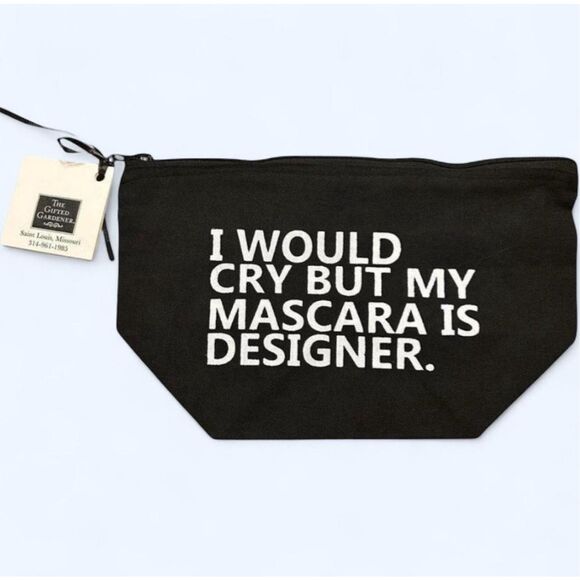 The Gifted Gardener STL Boutique New Black Make Up Bag - Picture 1 of 8